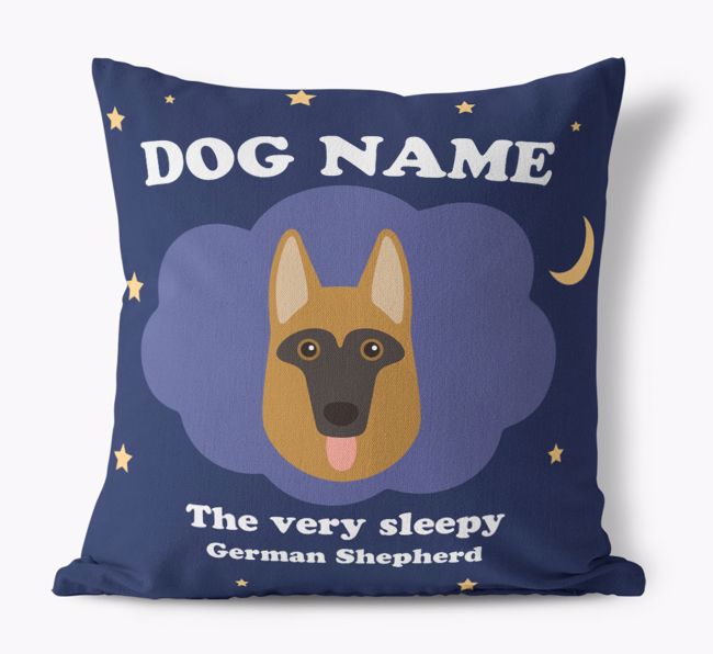 'Very Sleepy' - Personalized {breedFullName} Pillow